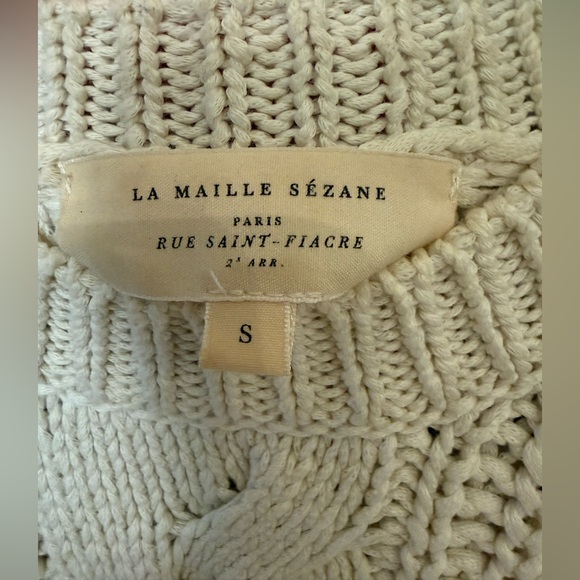 SEZANE Jazz Jumper in Ecru size Small - Picture 6 of 8